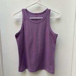 Everlane Purple Cotton Tank Top